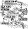 HONDA 52215SHJA00 Bush, control arm mounting